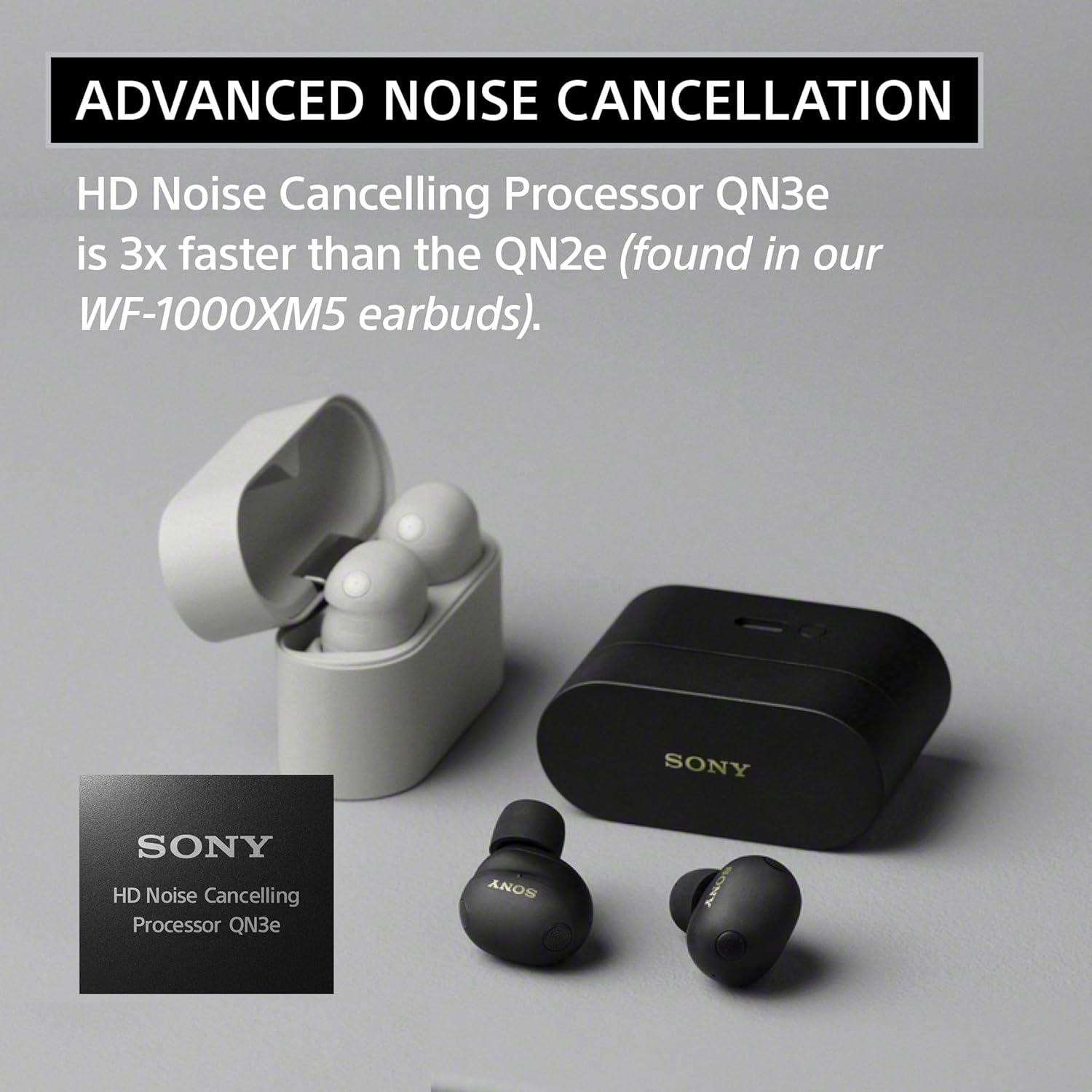 Sony WF-1000XM6 The Best Truly Wireless Noise Cancelling Earbuds (2026 Model), Bluetooth in-Ear Headphones, with Studio-Quality Sound, Up to 24 Hours of Battery Life, Platinum Silver