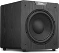Elimavi 12" Powered Subwoofer Home Audio - 400W Deep Bass for Home Theater - Copper Driver, MDF Enclosure w/Aluminum Radiator - Ideal for Home Surround Sound Systems