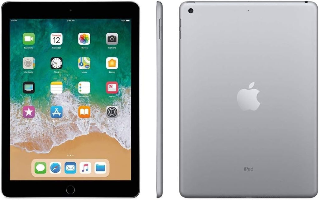 Apple iPad 9.7' with WiFi, 32GB, Space Gray - MP2F2LL/A (Renewed)