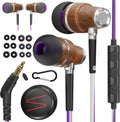 Symphonized Wired Earbuds with Microphone - 90% Noise Cancelling Earbuds Wired for Computer, Laptop & Phone - Corded In-Ear Headphones, Plug In Earphones with Mic, Ear Buds with Wire (3.5mm Aux Jack)