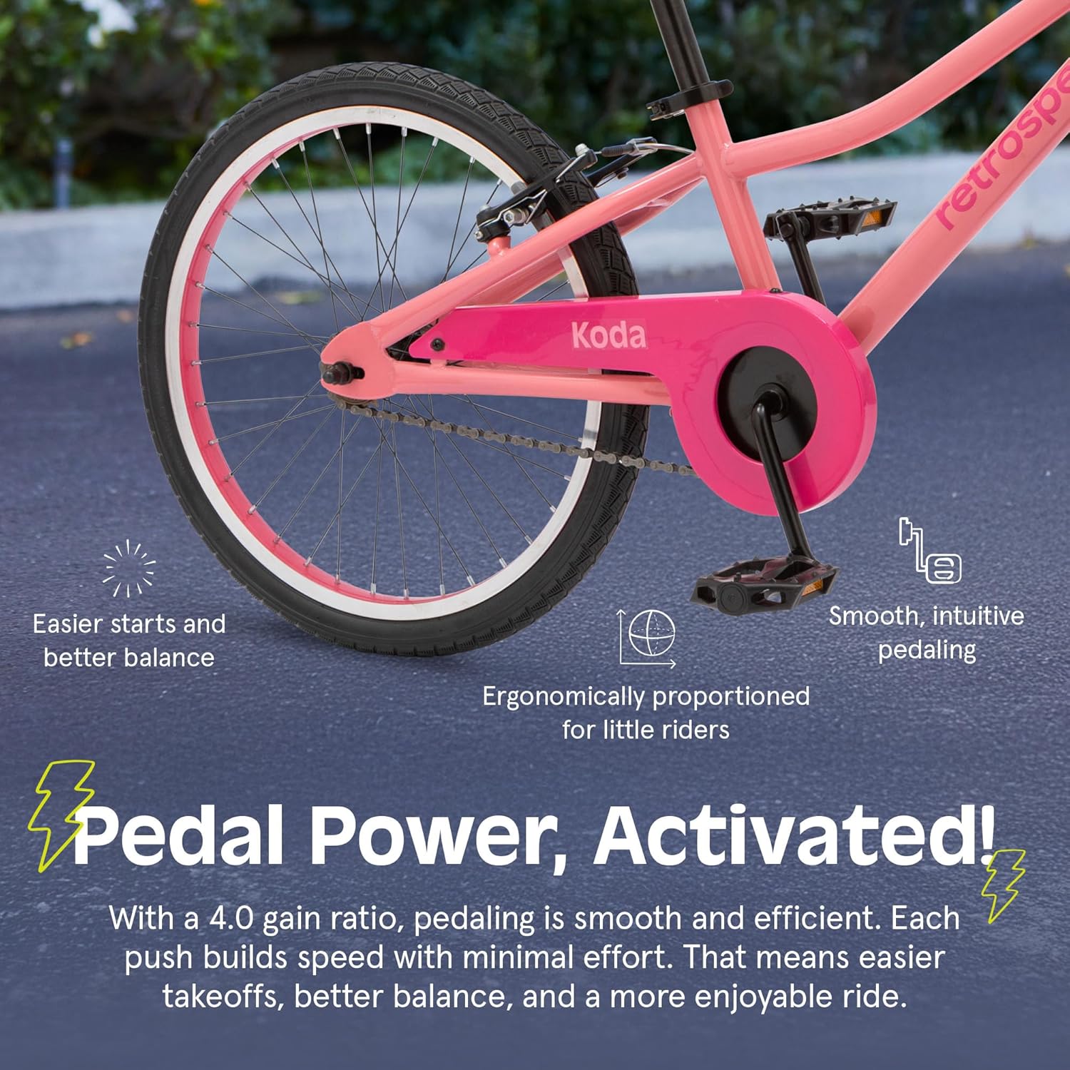 Retrospec Koda Plus Kids Bike for Boys & Girls Ages 6-8 Years - 20" Children's Bicycle, Adjustable Seat & Handlebars