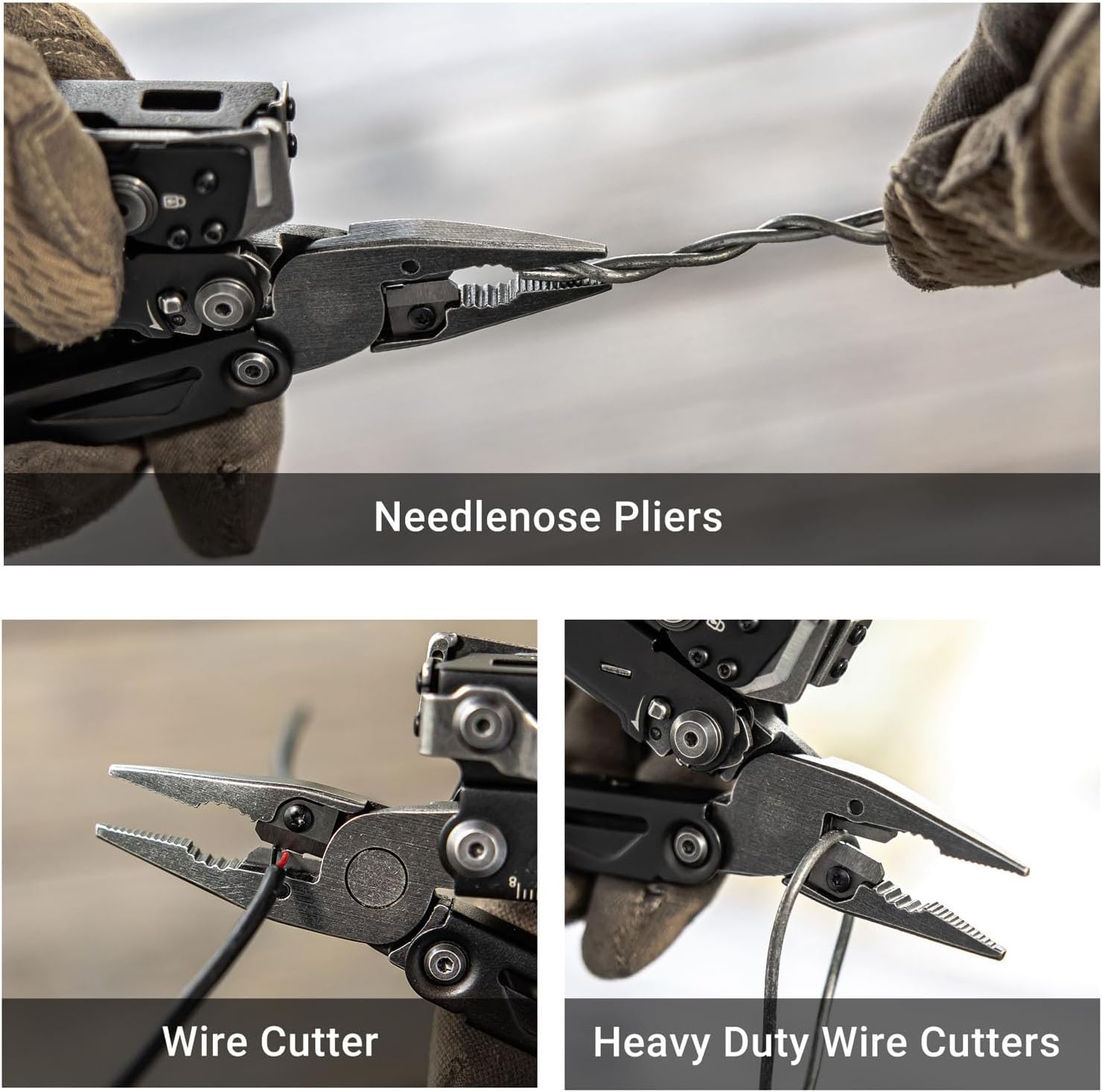 NEXTORCH PIONEER 14-IN-1 Multi-tools Full-Size,Versatile Multi-tool Set with Scissors Needle Nose Pliers Pocket Clip Multi-tool
