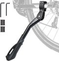 TOPCABIN Aluminum Alloy Bicycle Kickstand - Adjustable, Rear Side/Center Mount for Adult Bikes 24-29 inch (Black)